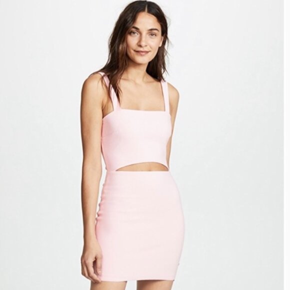 Bec Bridge Dresses Bec Bridge Cindy Split Dress Light Pink